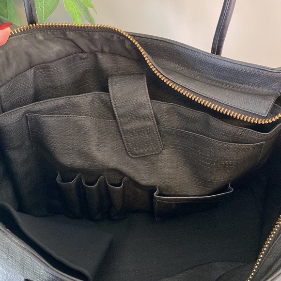 Dagne Dover Classic Signature Tote in Graphite - Picture 11 of 16